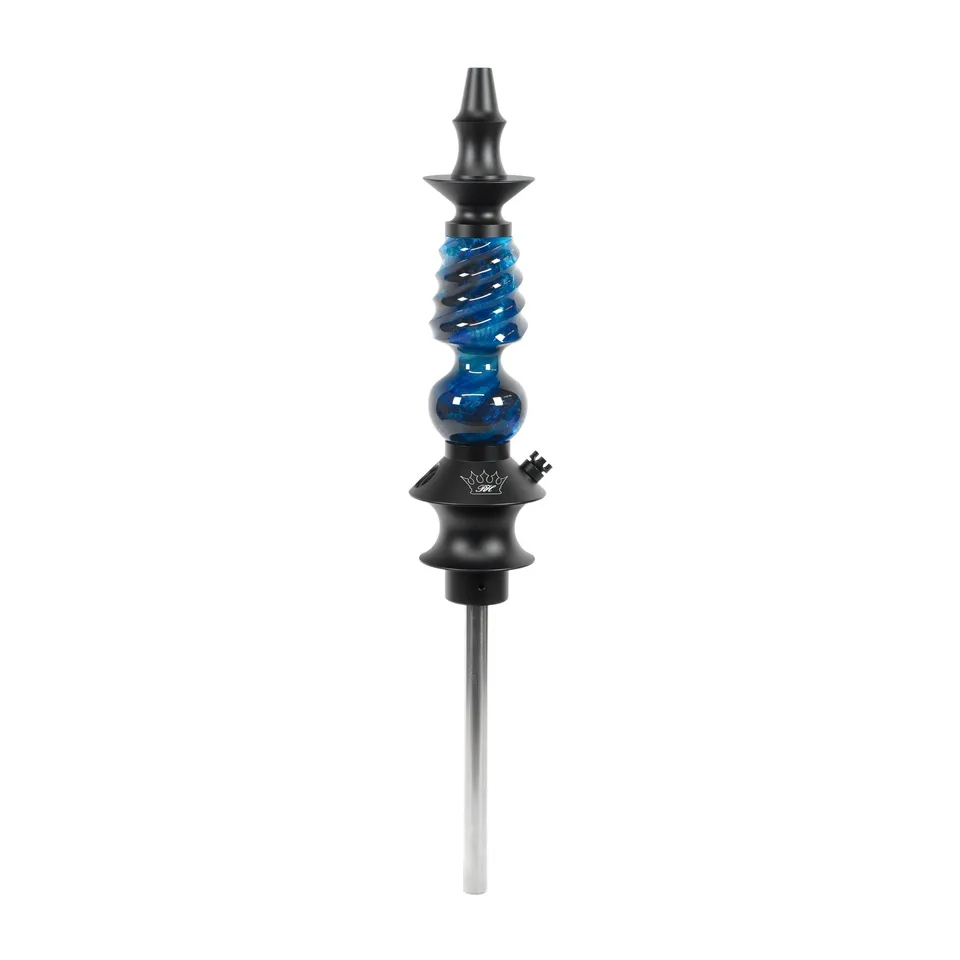 regal-hookah-mini-cavalier-shisha-epoxy-blue-swirl image 1