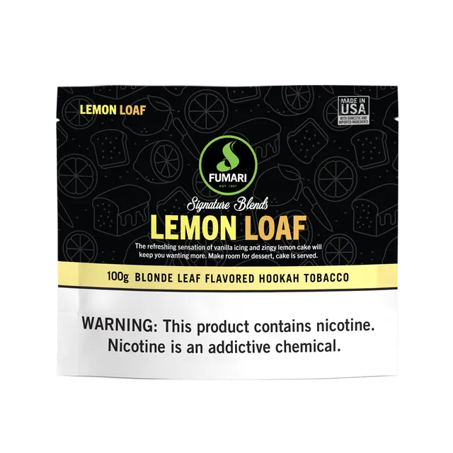fumari-lemon-loaf-shisha-tabak-zitrone-100g image 1