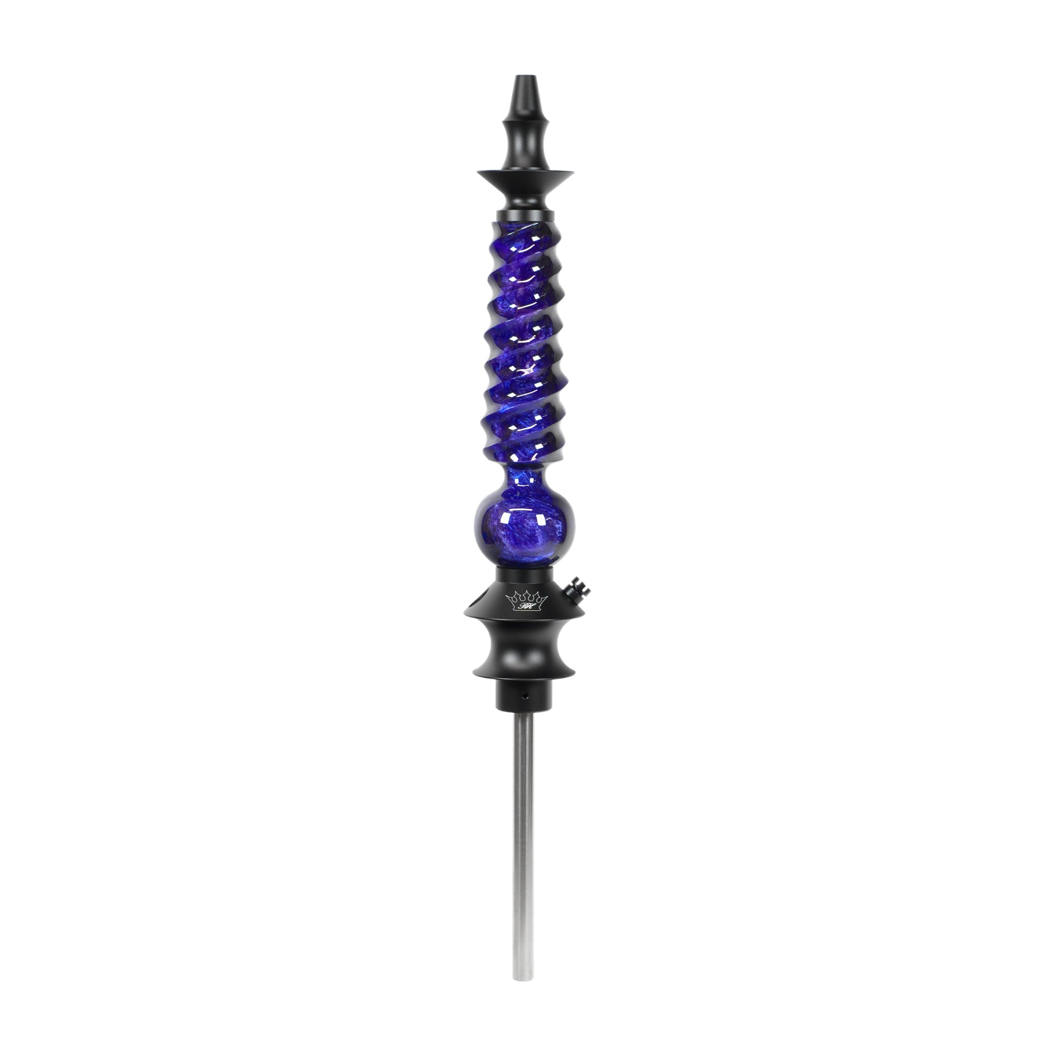 regal-queen-cavalier-epoxy-shisha-lila-wei-swirl-unikat image 1
