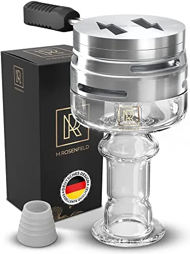 m-rosenfeld-k-pfe-shisha-glaskopf-set-glas-mit-kaminaufsatz image 1