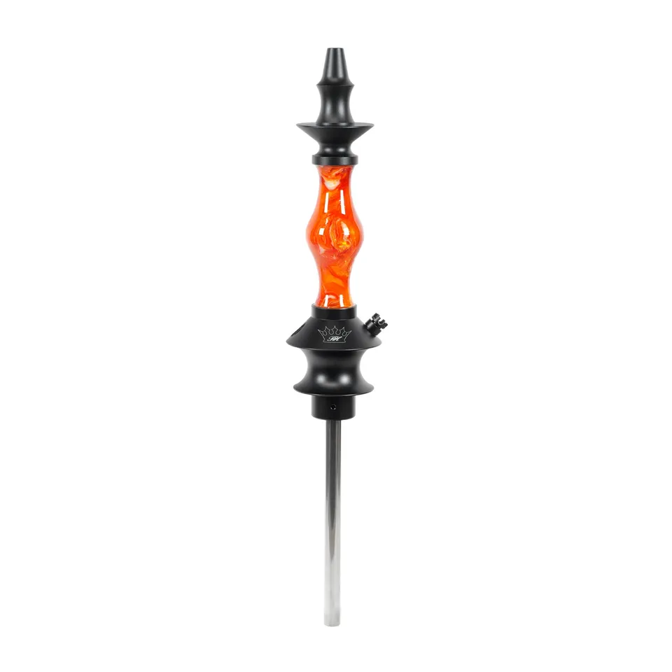 regal-joker-epoxy-shisha-orange-white-swirl-unikat image 1