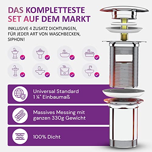 m-rosenfeld-home-ablaufgarnitur-waschbecken-schwarz-matt-o-berlauf image 5