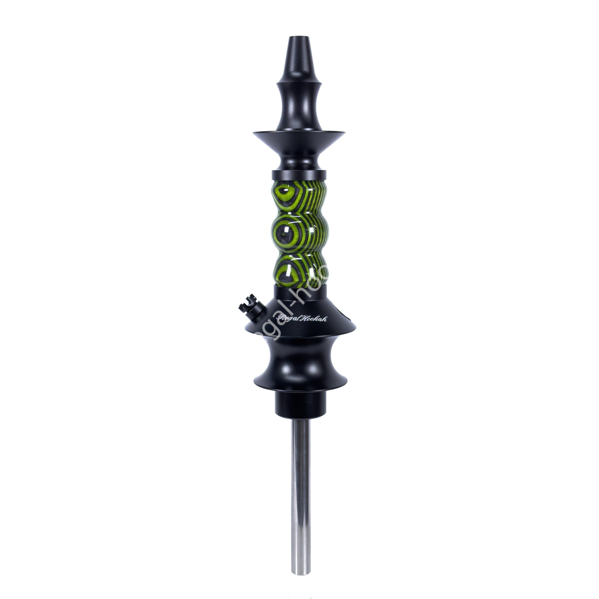 regal-hookah-pawn-short-dw-shisha-green-hornet-holz-gr-n image 1