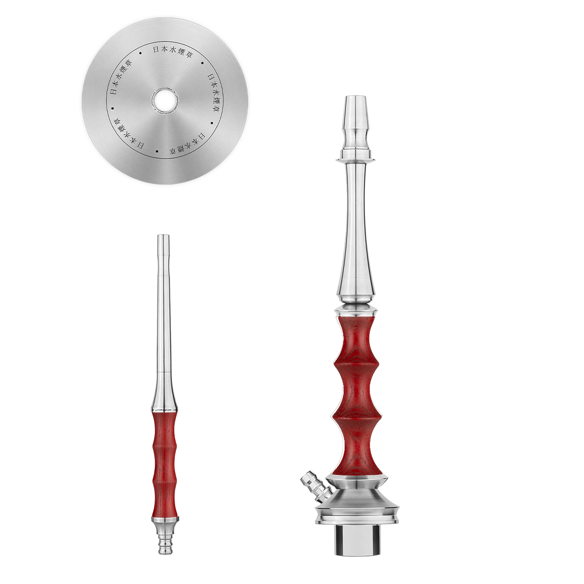 japona-satori-shisha-57-cm-komplettset-edelstahl image 1