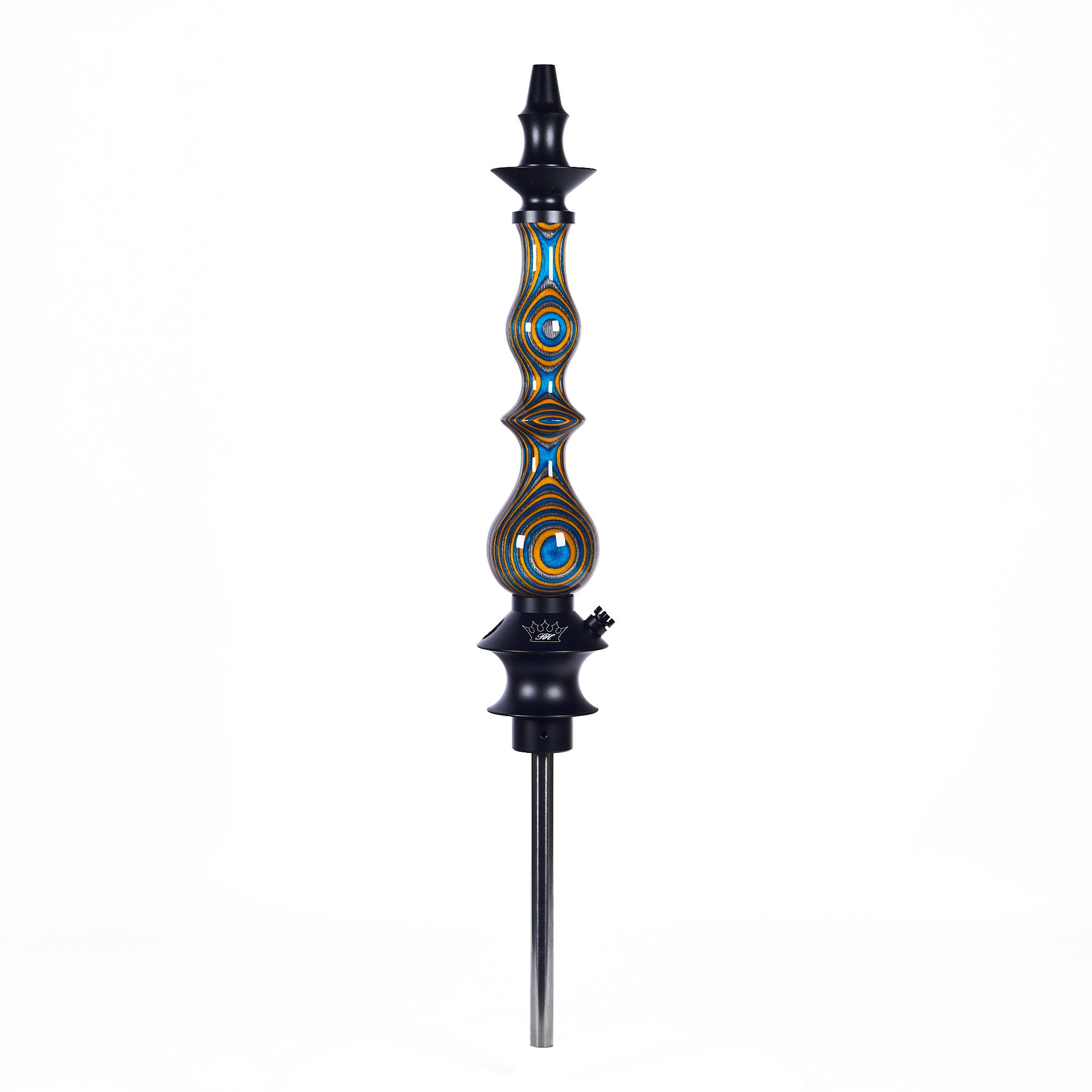 regal-queen-dw-shisha-holz-aqua-fire-blau-orange-gro image 1
