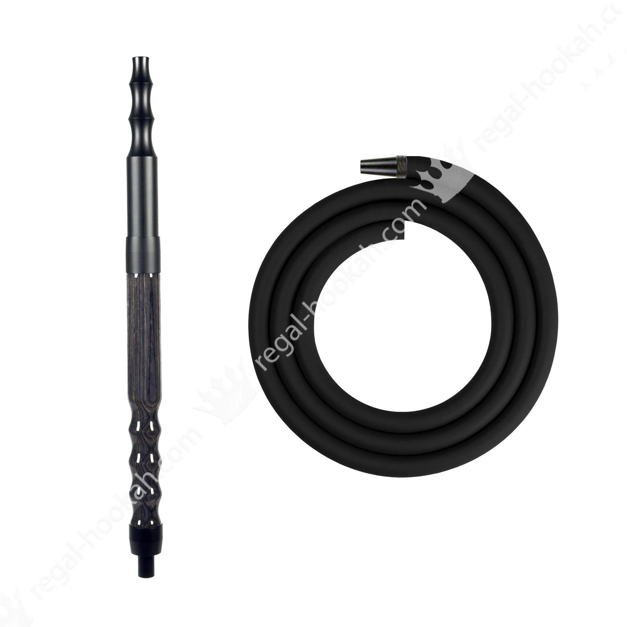 regal-hookah-hose-kit-schlauch-set-charcoal-grau image 1