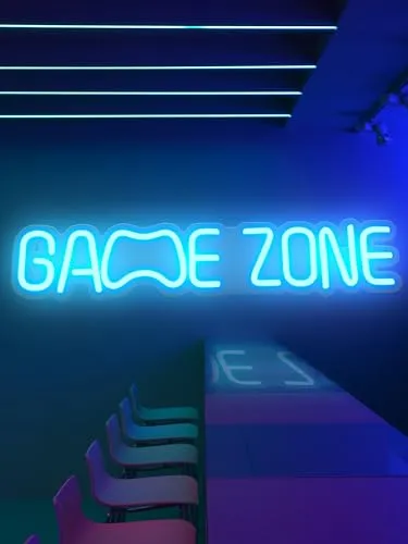 tricase-game-zone-led-lichtzeichen-warmwei-usb-acryl image 1