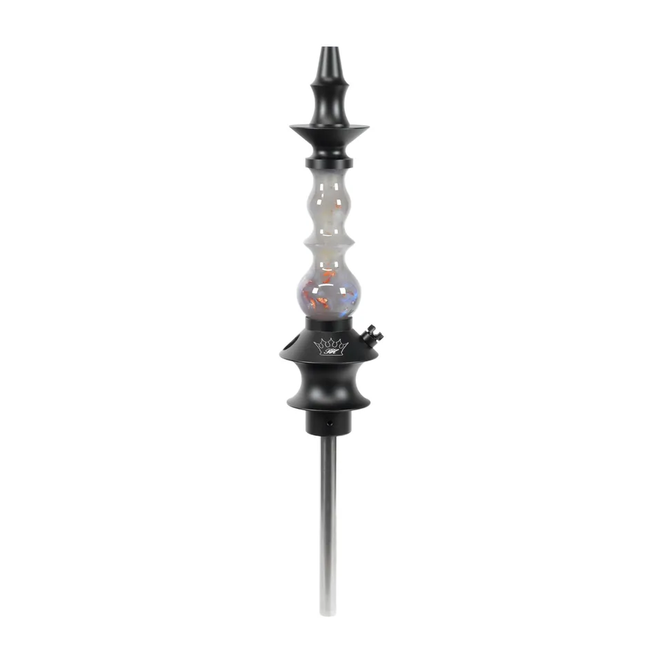 regal-hookah-pawn-queen-shisha-epoxy-lila-bronze-flakes image 1