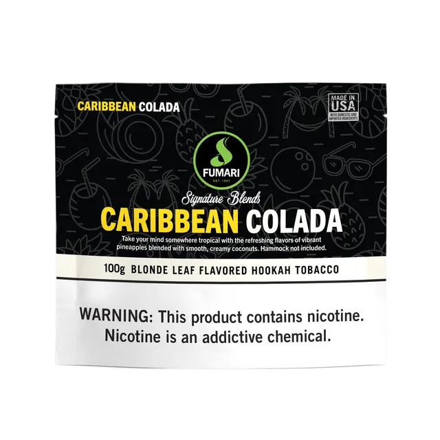 fumari-caribbean-colada-shisha-tabak-100g-ananas-kokos image 1