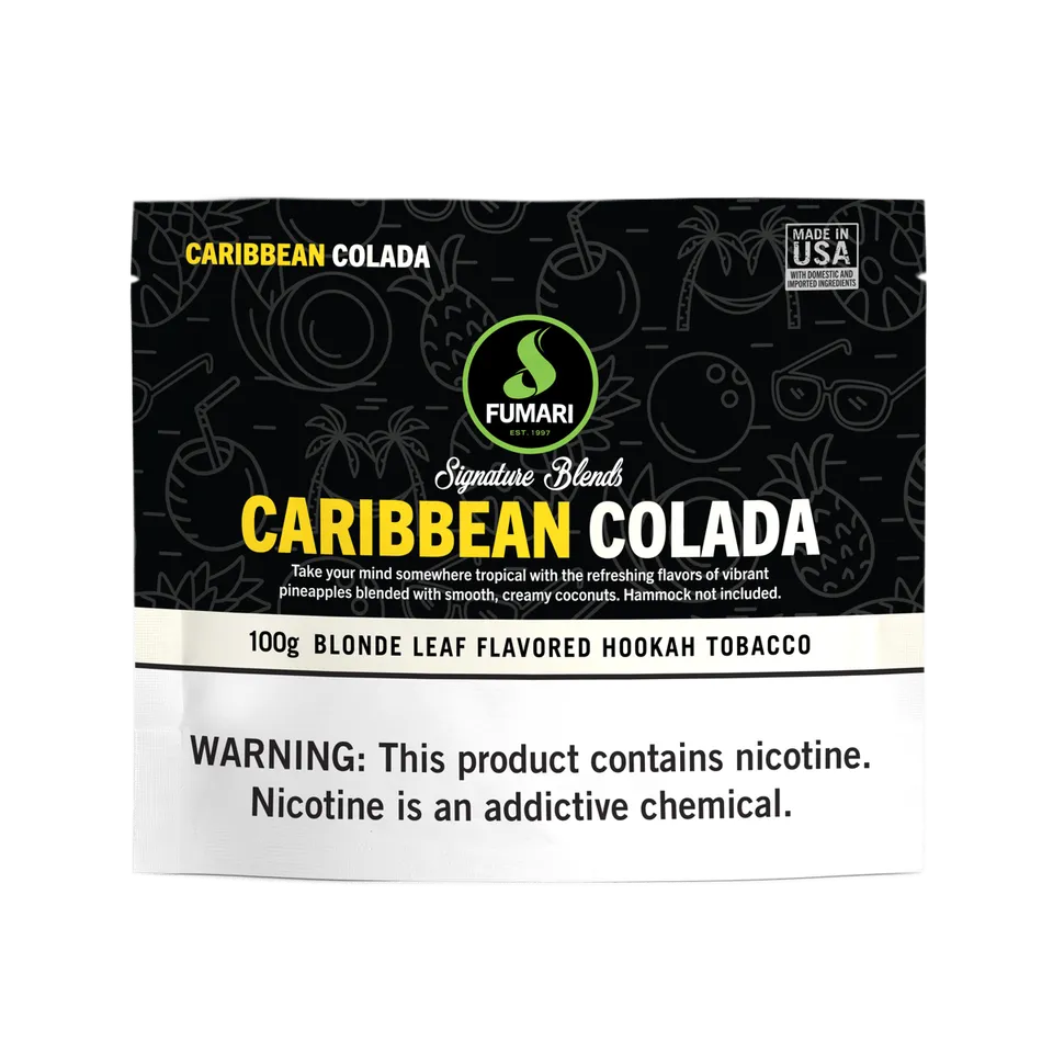 fumari-caribbean-colada-shisha-tabak-100g-ananas-kokos image 1