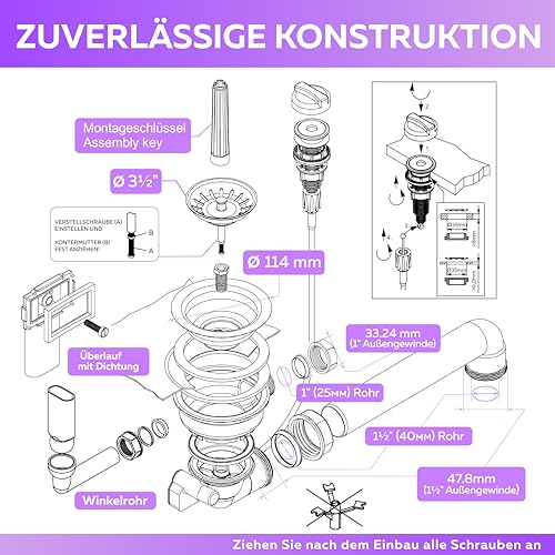 m-rosenfeld-home-ablaufgarnitur-114-mm-3-1-2-zoll-exzenter image 7