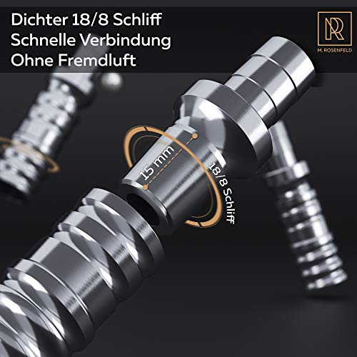m-rosenfeld-shisha-schlauchadapter-set-alu-silber-3-tlg image 3