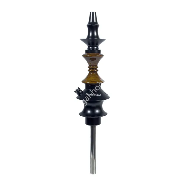 regal-pawn-hourglass-brown-wood-holz-shisha image 1