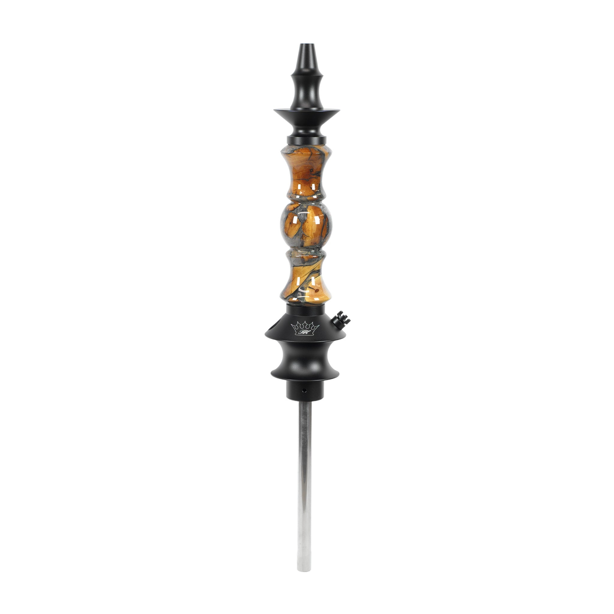 regal-hookah-bishop-queen-eye-shisha-pink-green-gold-swirl image 1