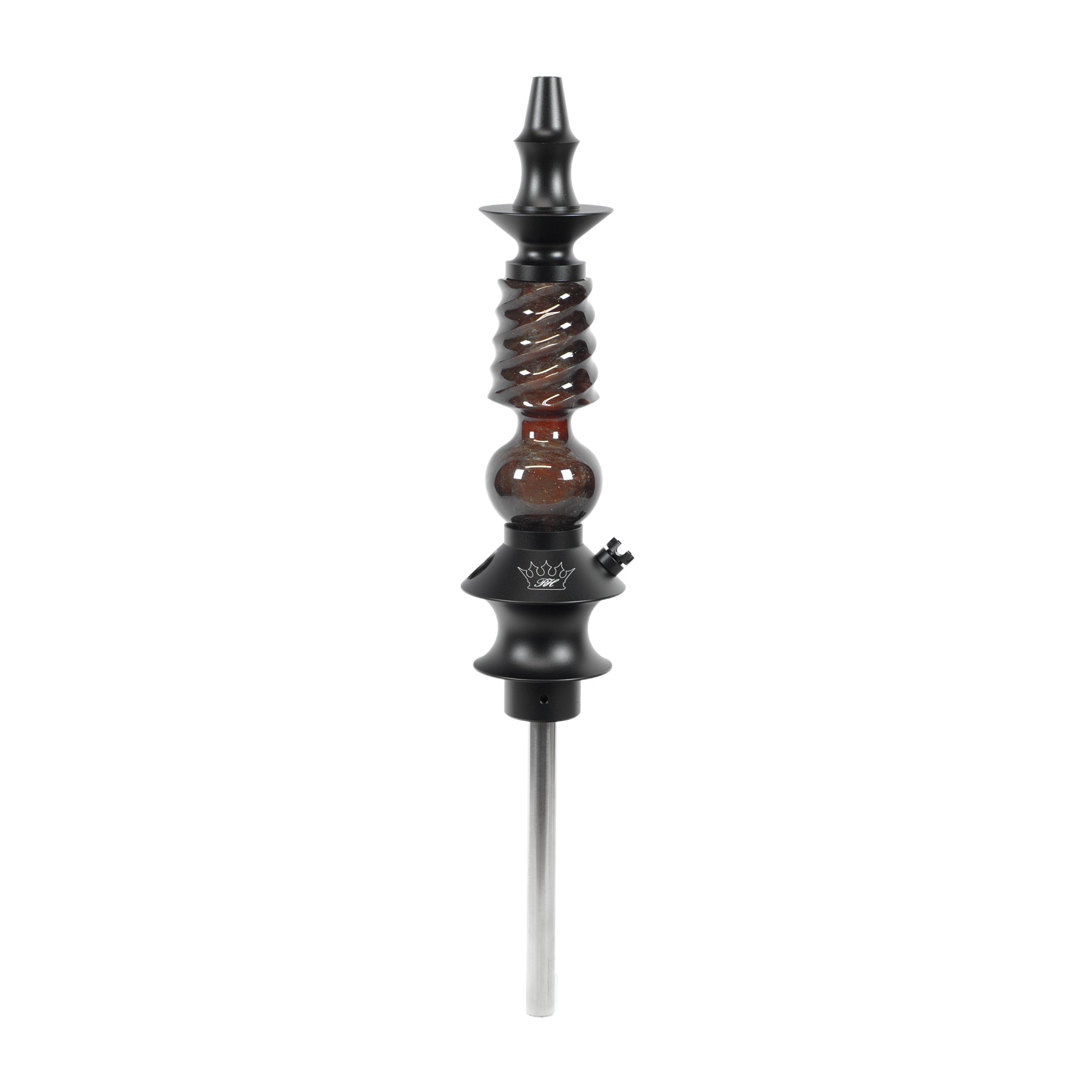 regal-mini-cavalier-epoxy-shisha-braun-metallic-swirl image 1