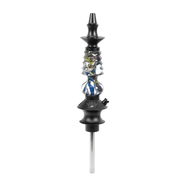regal-hookah-pawn-cavalier-epoxy-shisha-colors-swirl-unikat image 1