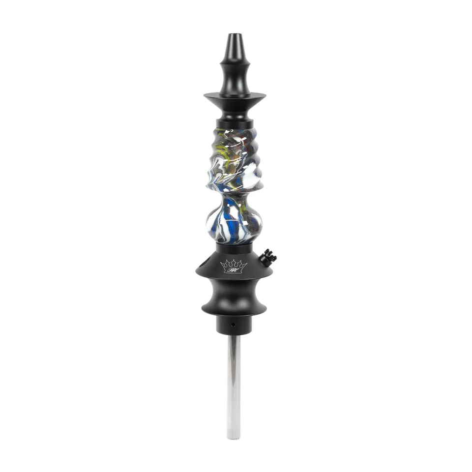 regal-hookah-pawn-cavalier-epoxy-shisha-colors-swirl-unikat image 1