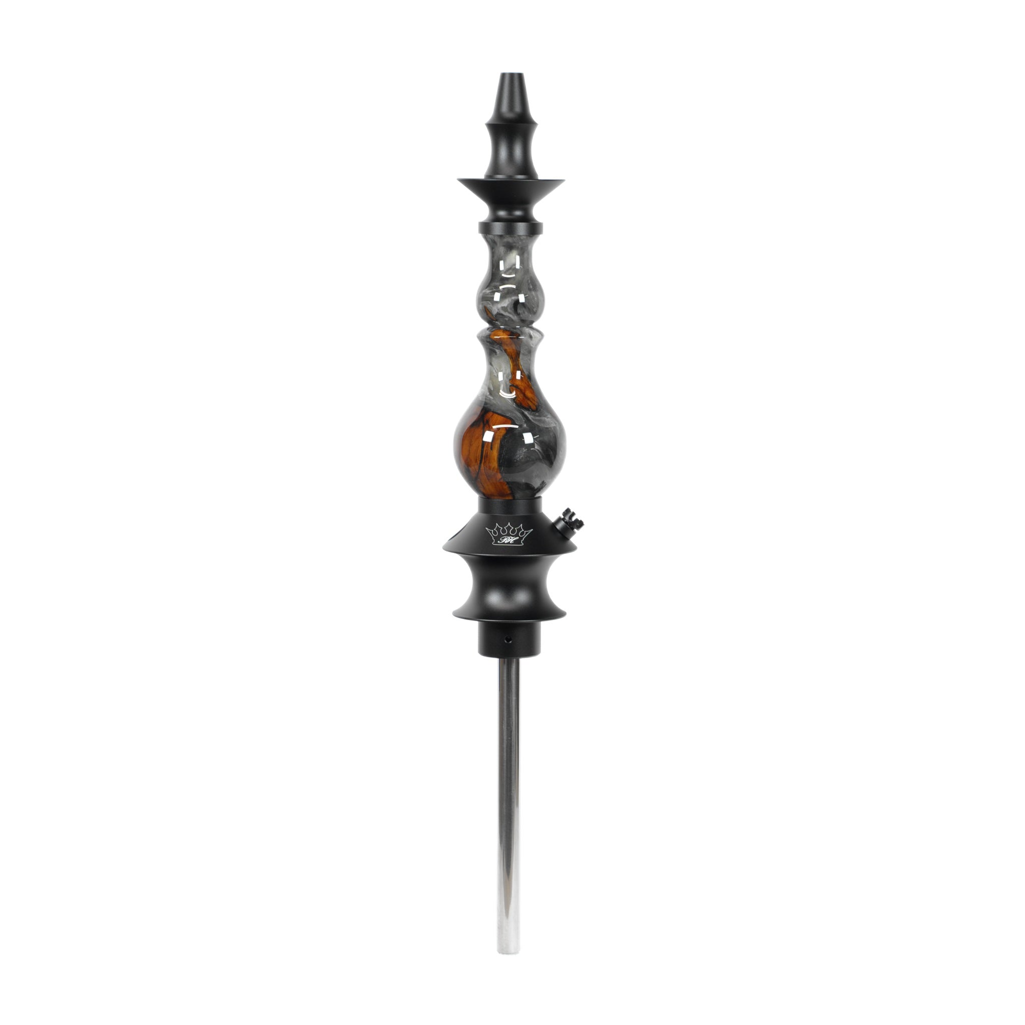 regal-hookah-bishop-shisha-epoxy-exotic-wood-gray image 1