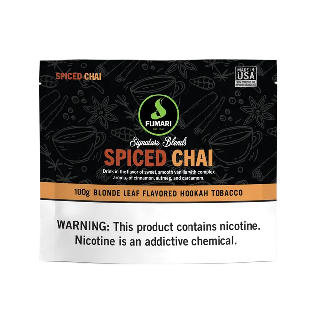 fumari-spiced-chai-shisha-tabak-100g-vanille-zimt image 1