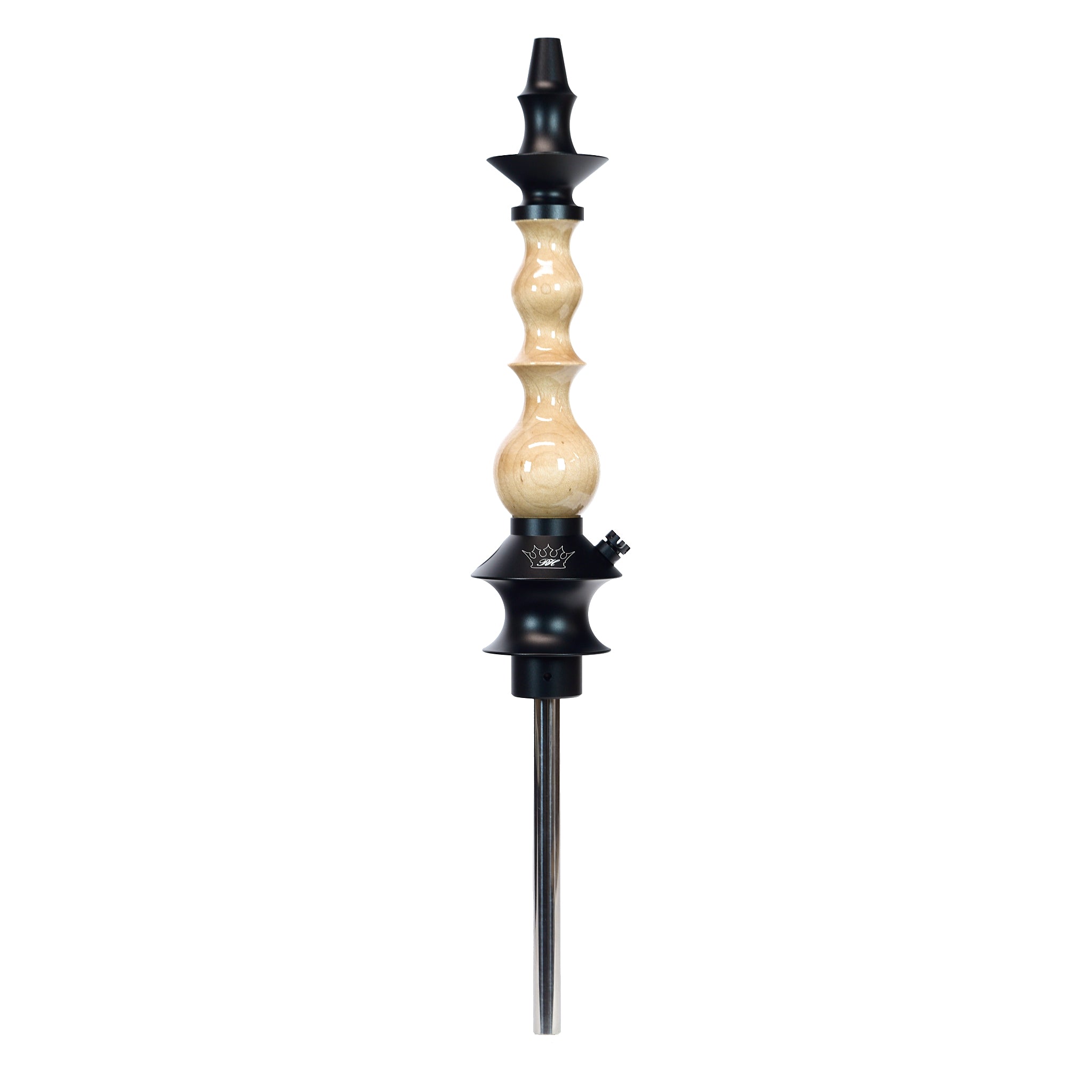 regal-hookah-mini-queen-shisha-clear-wood-ahorn-kompakt image 1