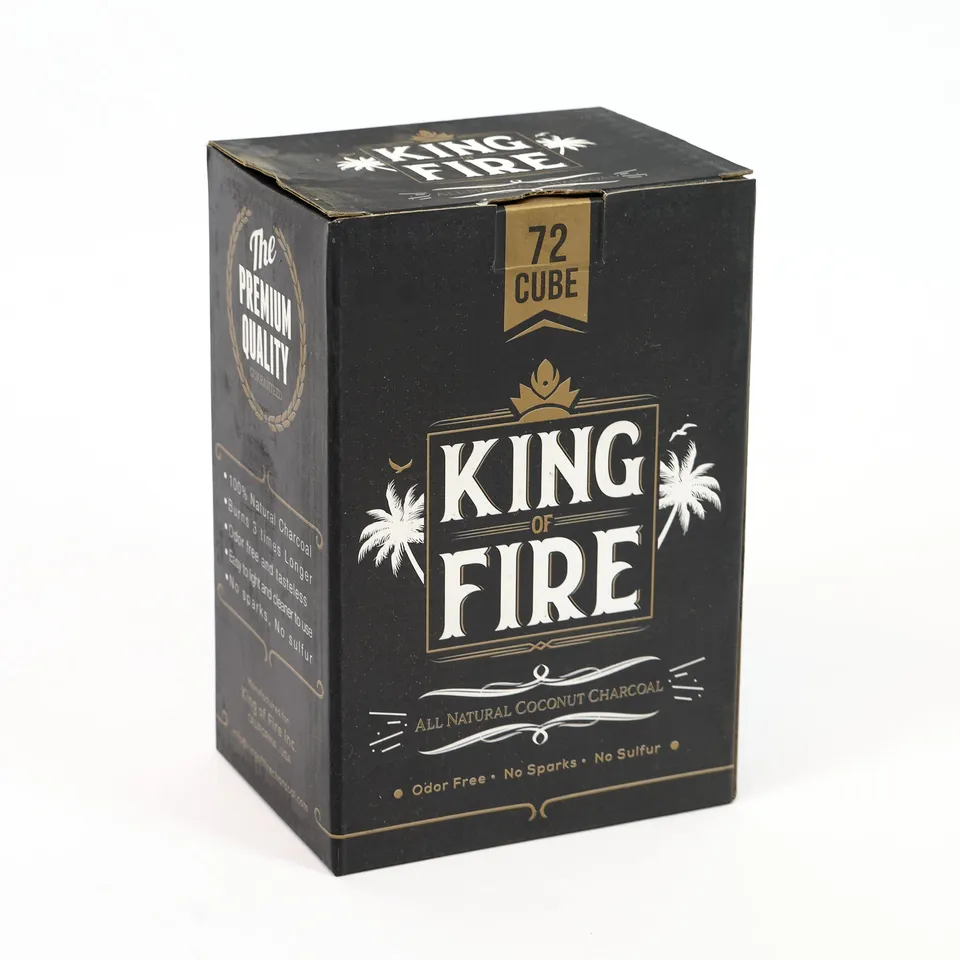 king-of-fire-25mm-naturkohle-shisha-kohle image 1