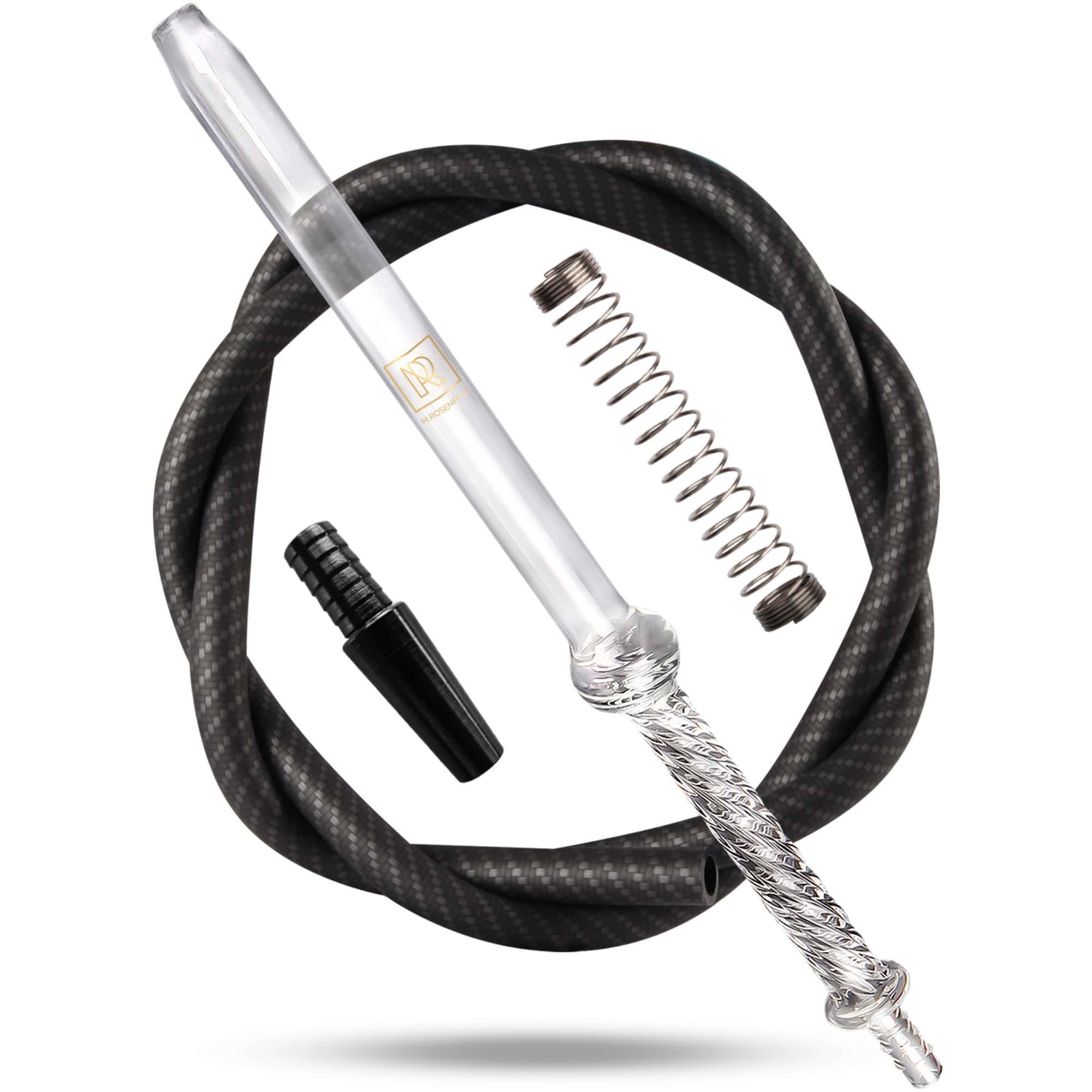 m-rosenfeld-crystal-stick-shisha-schlauch-carbon-150cm image 1