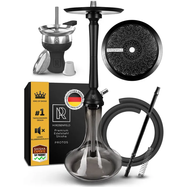 m-rosenfeld-shisha-protos-komplettset-black-1-anschluss image 1