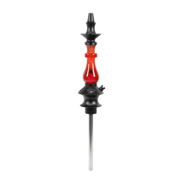 regal-hookah-prince-shisha-epoxy-clear-red-sparks image 1