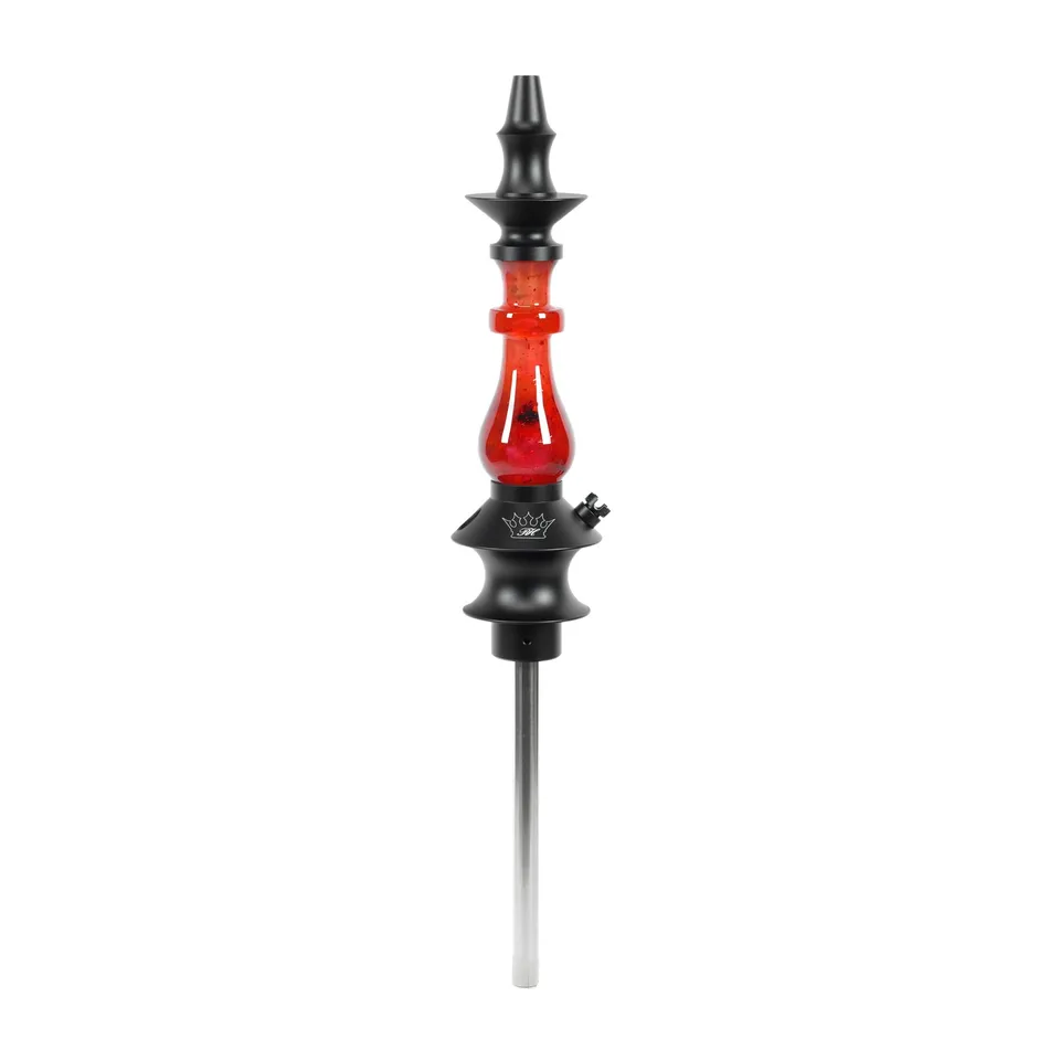 regal-hookah-prince-shisha-epoxy-clear-red-sparks image 1