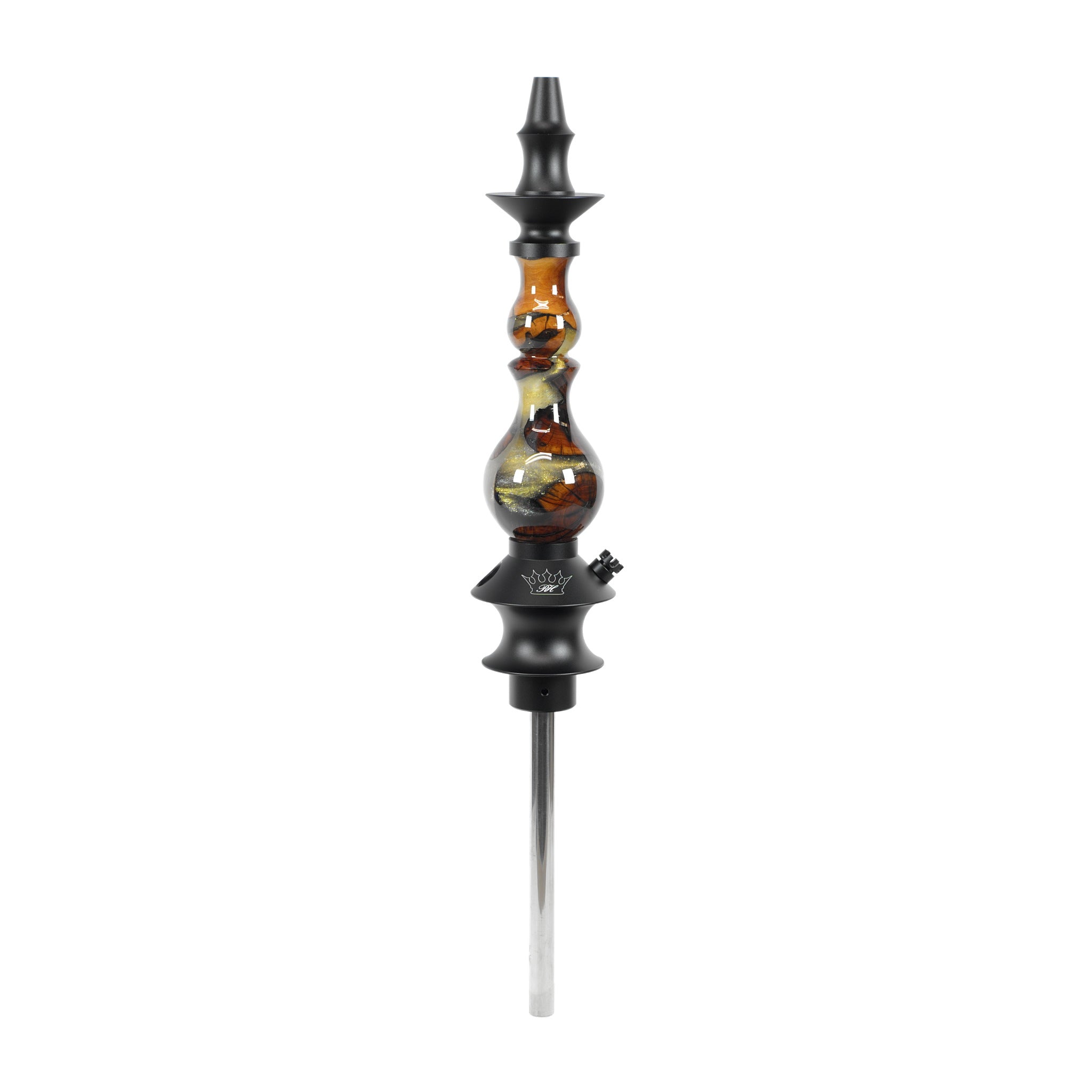 regal-bishop-epoxy-gold-glitter-shisha-unikat image 1