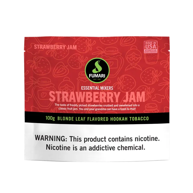 fumari-strawberry-jam-shisha-tabak-100g-erdbeere image 1