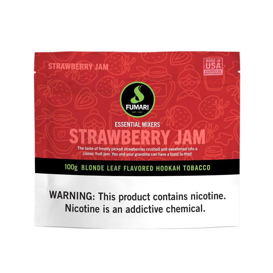 fumari-strawberry-jam-shisha-tabak-100g-erdbeere image 1