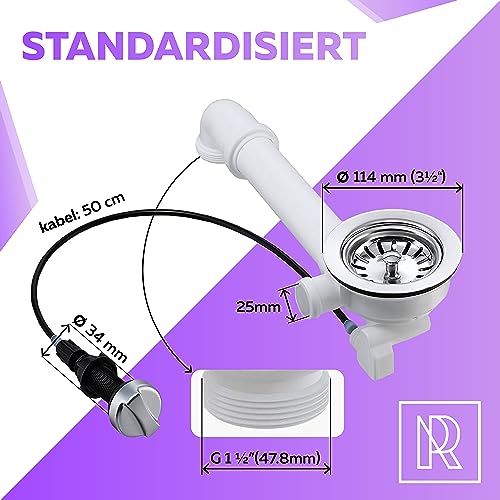 m-rosenfeld-home-siebkorbventil-114-mm-ablaufgarnitur-abgangsbogen image 4