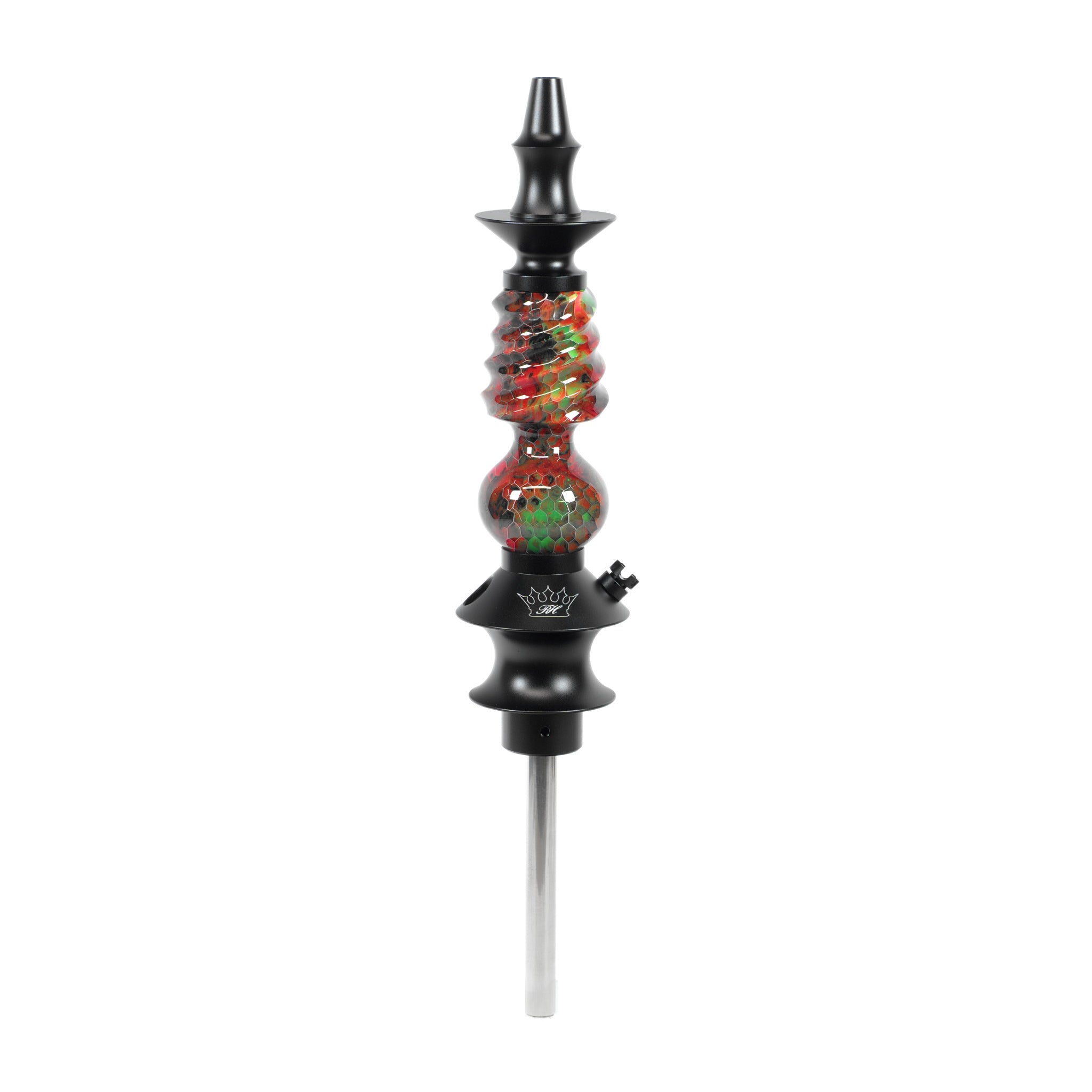 regal-pawn-cavalier-epoxy-shisha-neon-honeycomb-unikat image 1