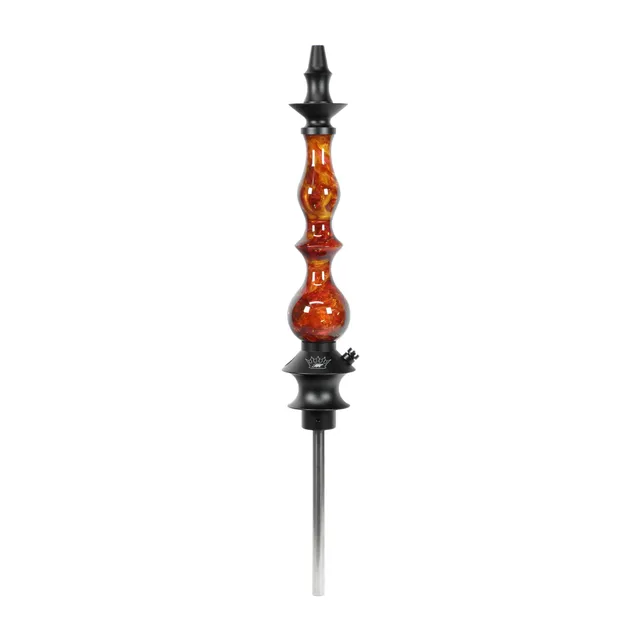 regal-hookah-queen-epoxy-shisha-red-gold-swirl-unikat image 1