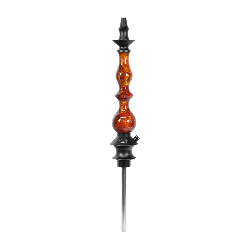 regal-hookah-queen-epoxy-shisha-red-gold-swirl-unikat image 1