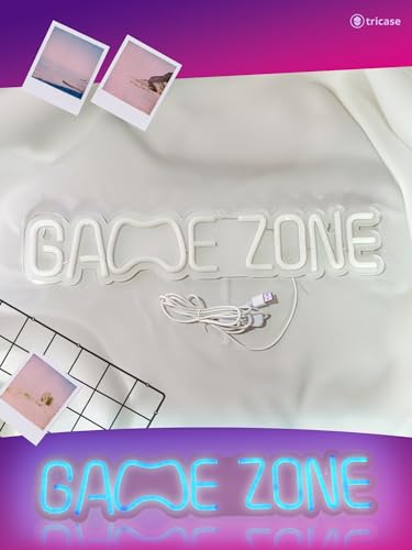 tricase-game-zone-led-lichtzeichen-warmwei-usb-acryl image 4