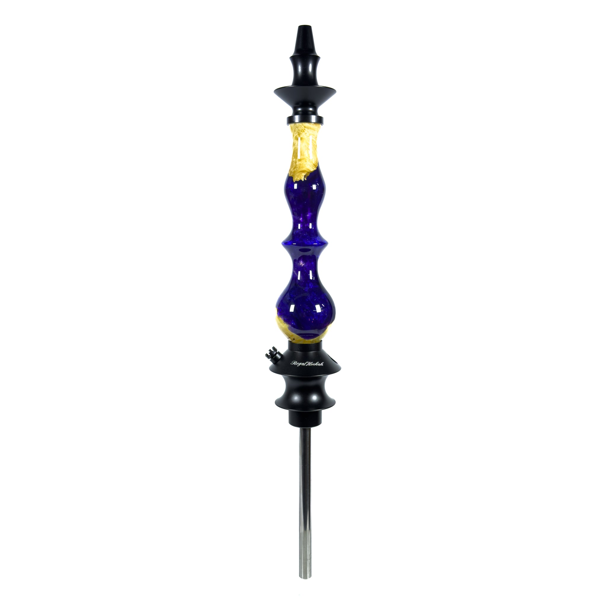 regal-hookah-queen-epoxy-shisha-pineapple-blue-resin-gro image 1