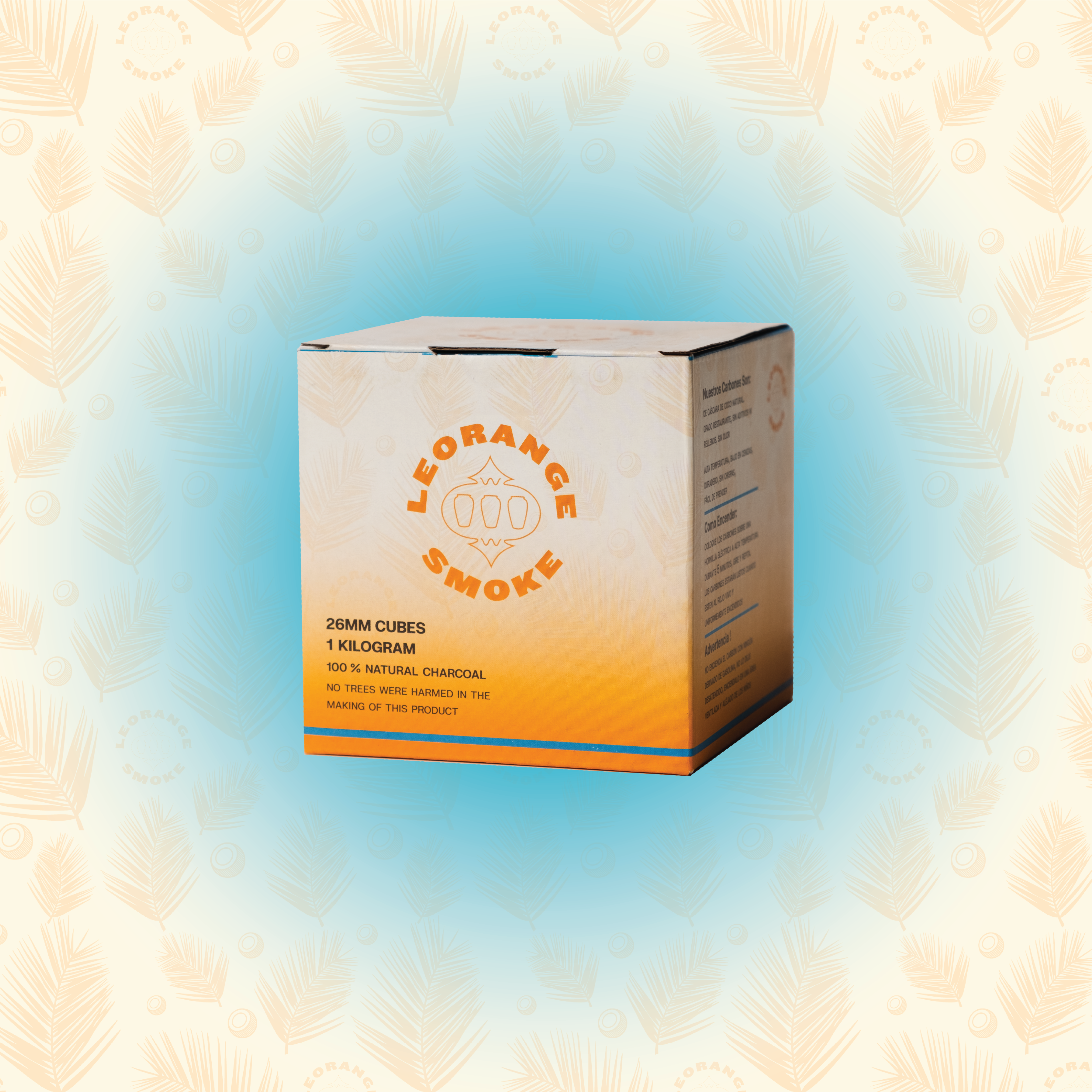 leorange-26mm-naturkohle-kokoskohle-1kg-cubes image 1