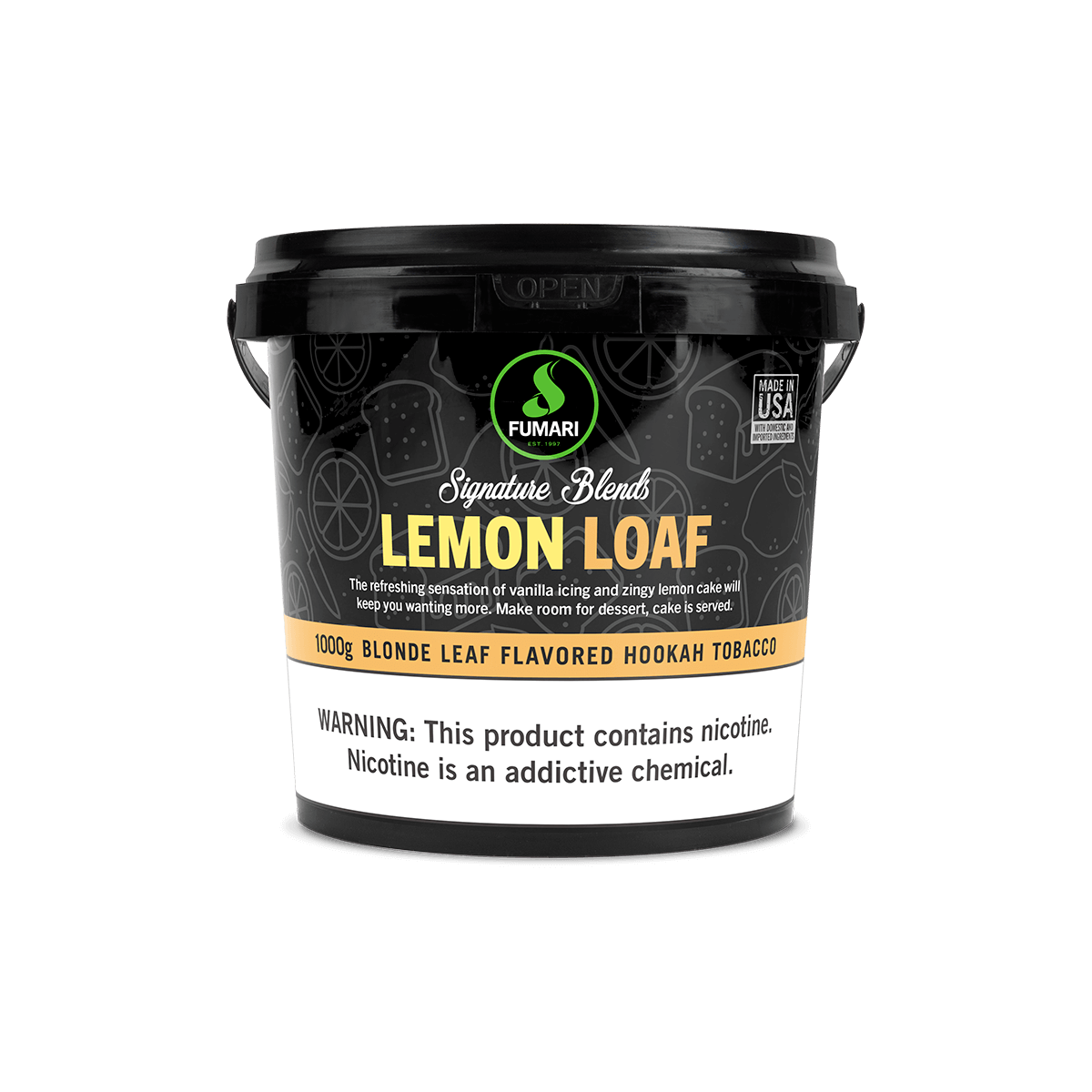 fumari-lemon-loaf-shisha-tabak-1000g-zitrone image 1