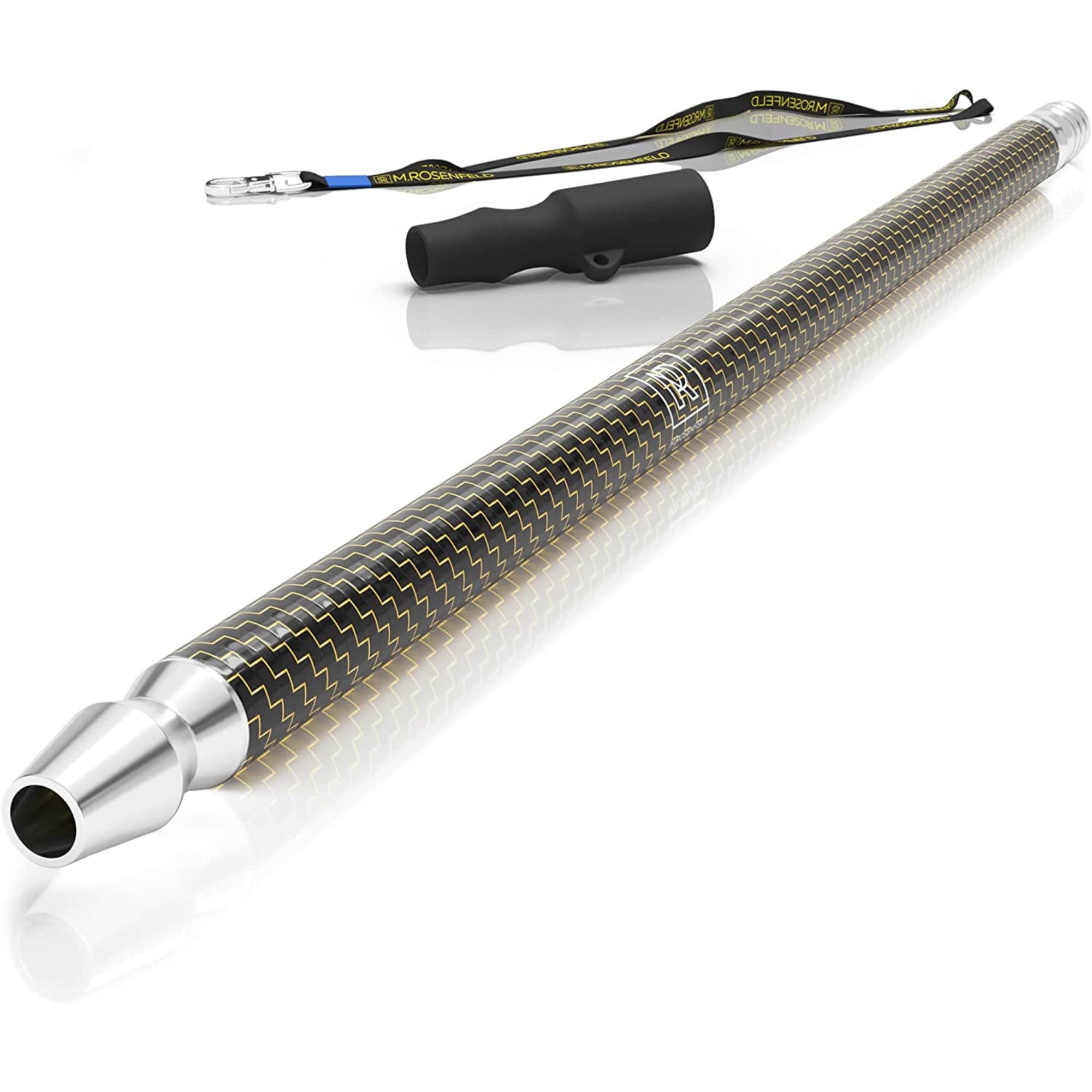 m-rosenfeld-carbon-mundst-ck-gold-40cm-edelstahl image 1