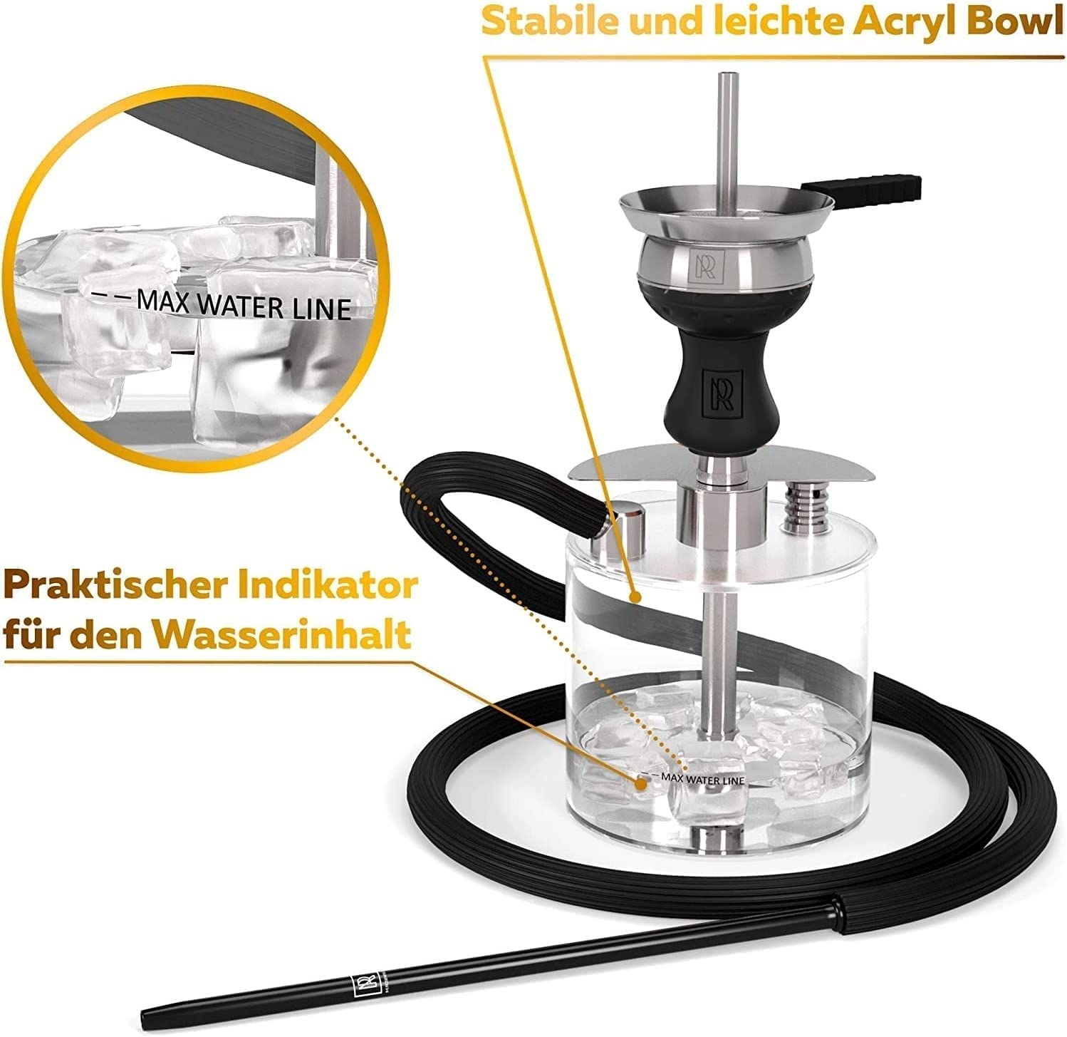 m-rosenfeld-yoda-reise-shisha-set-schwarz-wei image 5
