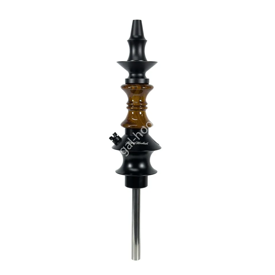 regal-pawn-short-hourglass-shisha-braun-holz-kompakt image 1