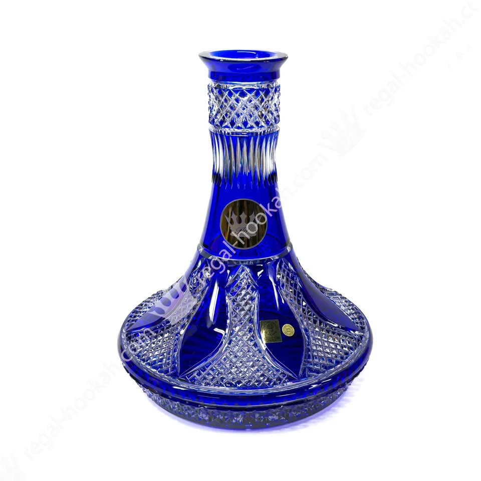 caesar-crystal-x-regal-blue-platinum-shisha-glas-bowl image 1