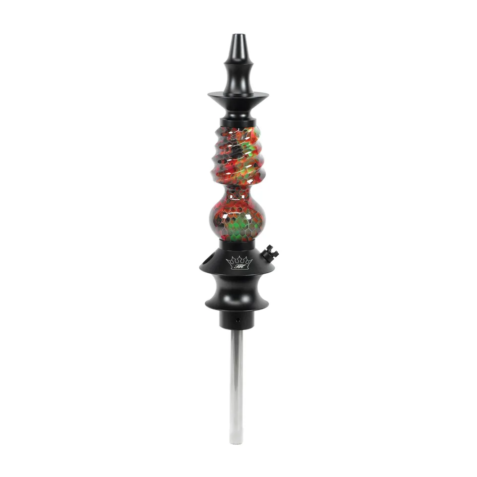 regal-pawn-cavalier-epoxy-shisha-neon-honeycomb-unikat image 1