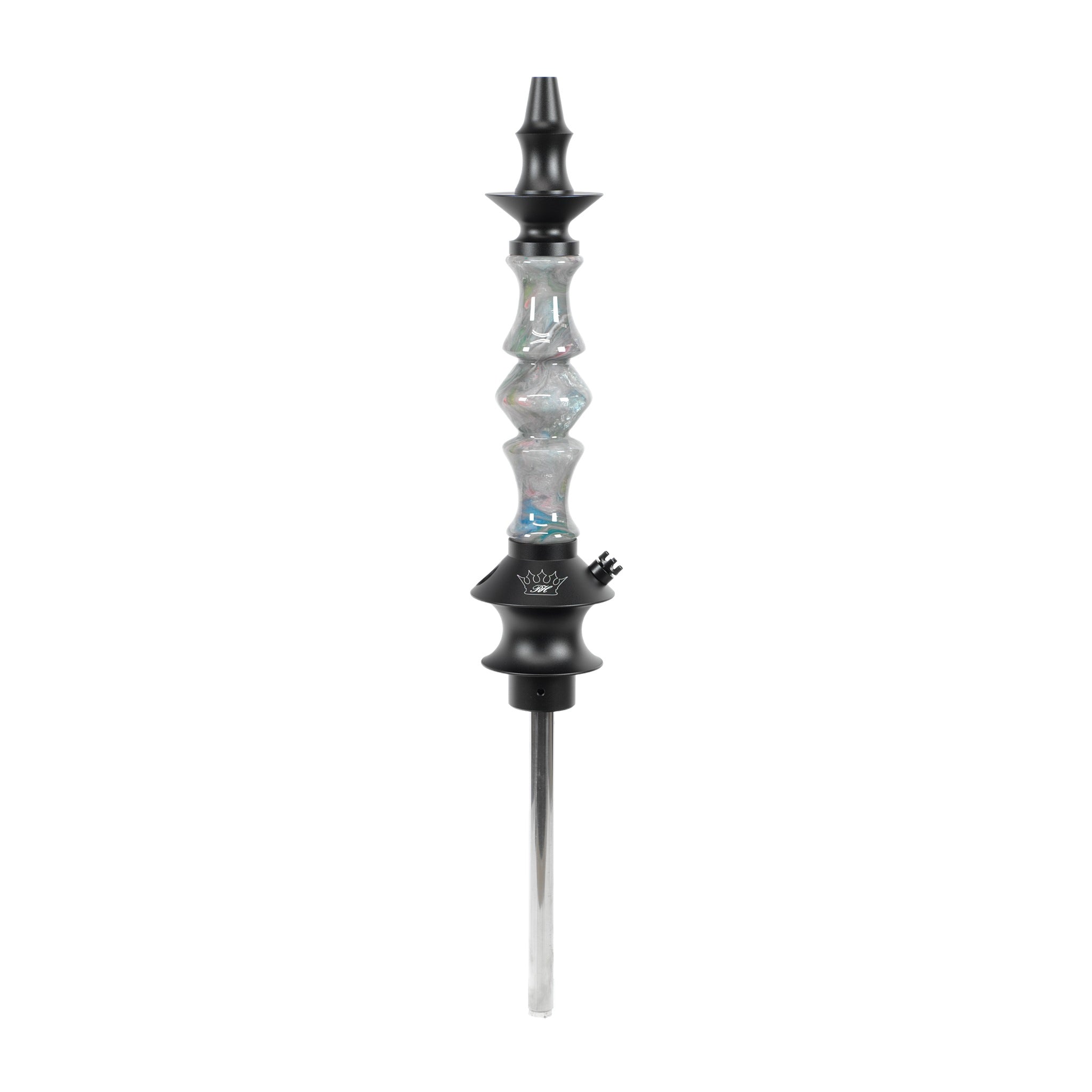 regal-hookah-bishop-queen-eye-shisha-epoxy-swirl-blau-pink image 1