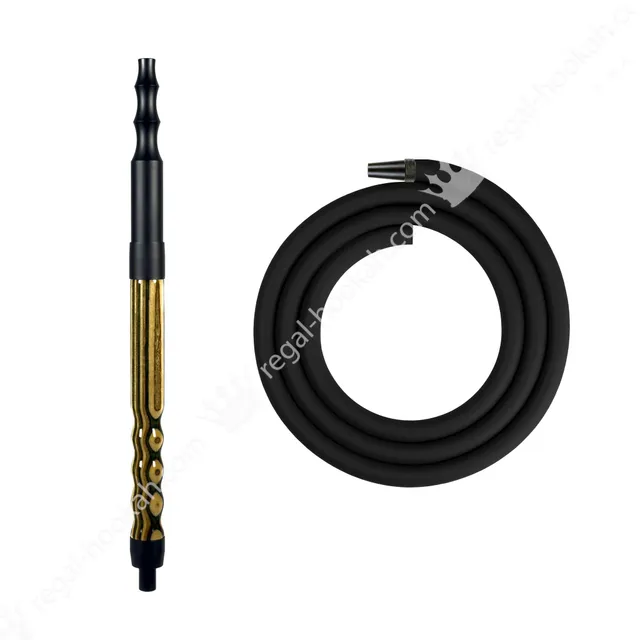 regal-hookah-hose-kit-schlauch-set-buckskin-metall-messing image 1