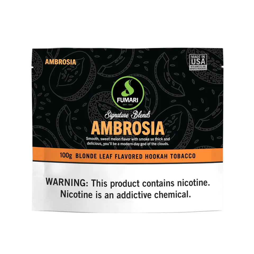 fumari-ambrosia-shisha-tabak-100g-melone-zitrus image 1