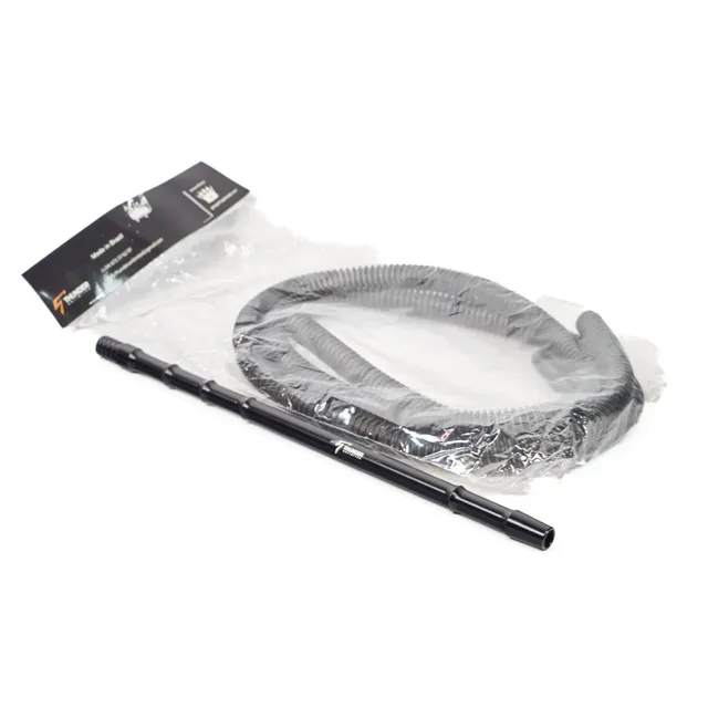 thunder-slim-shisha-schlauch-schwarz-alu-leicht image 1