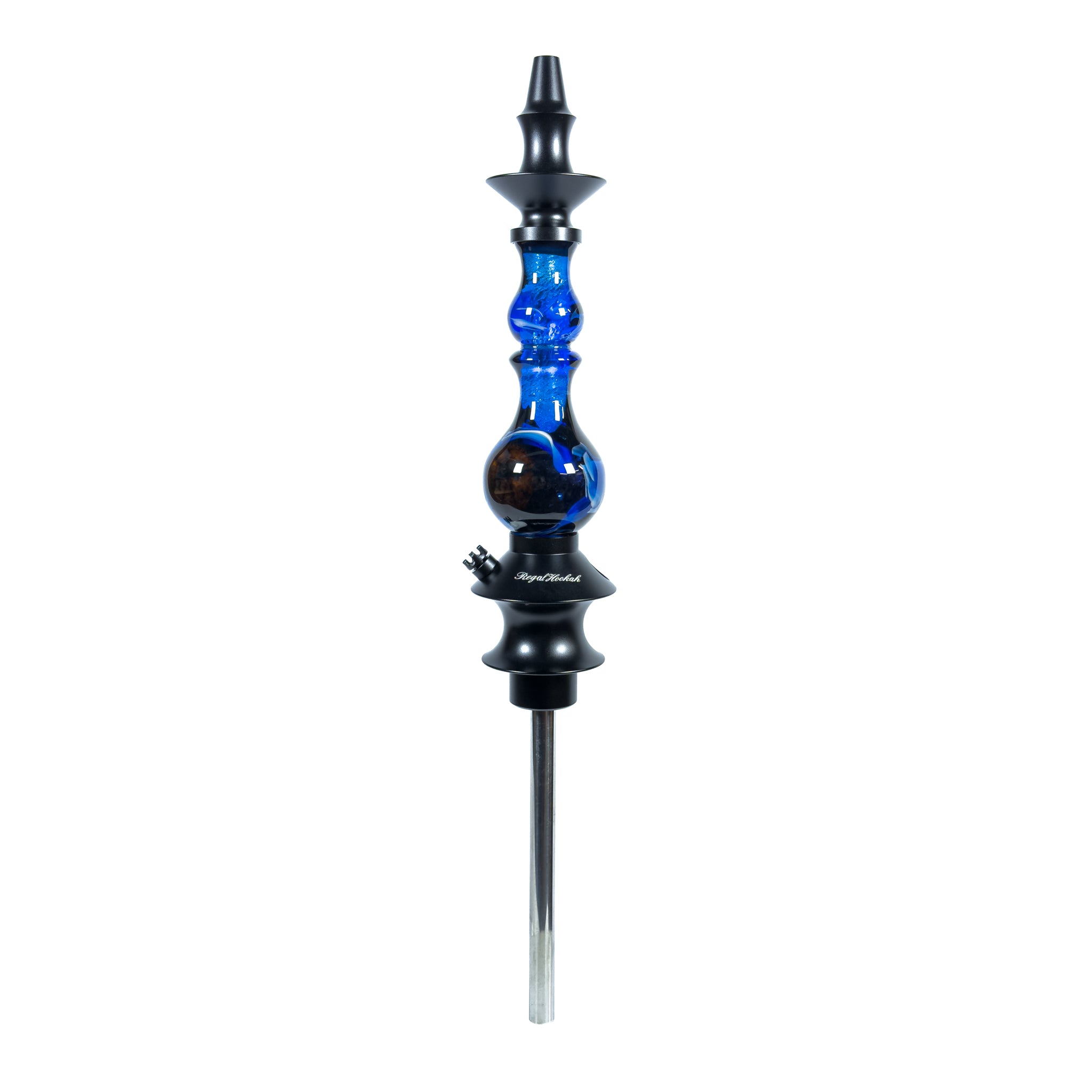 regal-bishop-epoxy-blue-wood-shisha-zweifarbig-blau-schwarz image 1